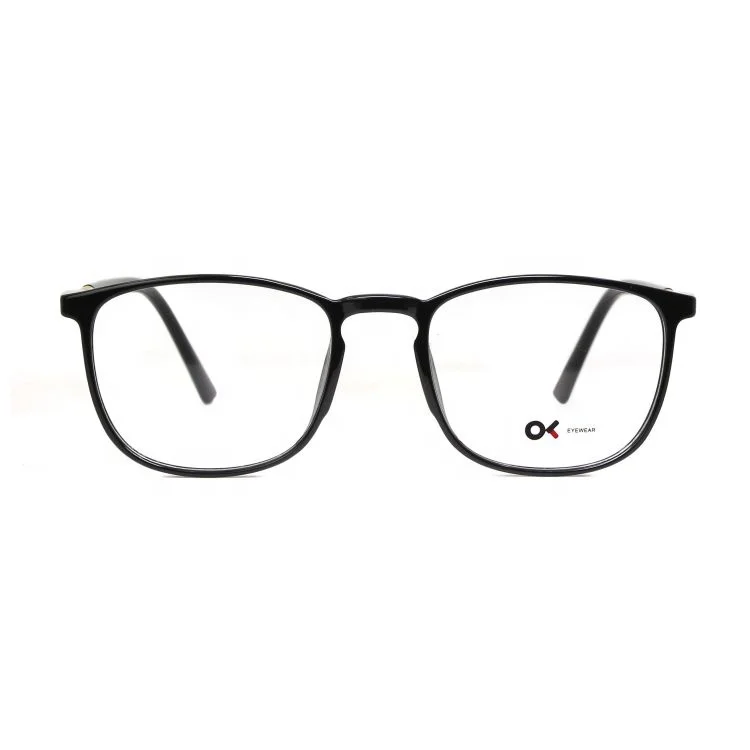 

2020 Fashion Eyeglasses Frames Round TR Frame Eye Glasses Optical Frames Occhiali, Black demi blue