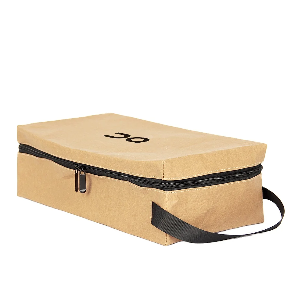 

2021 New Custom logo Washable kraft paper hand bag storage for shoes