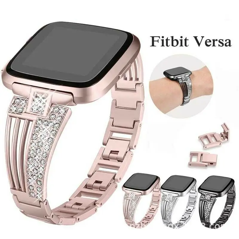 

Diamond Bracelet Metal Strap for fitbit versa band