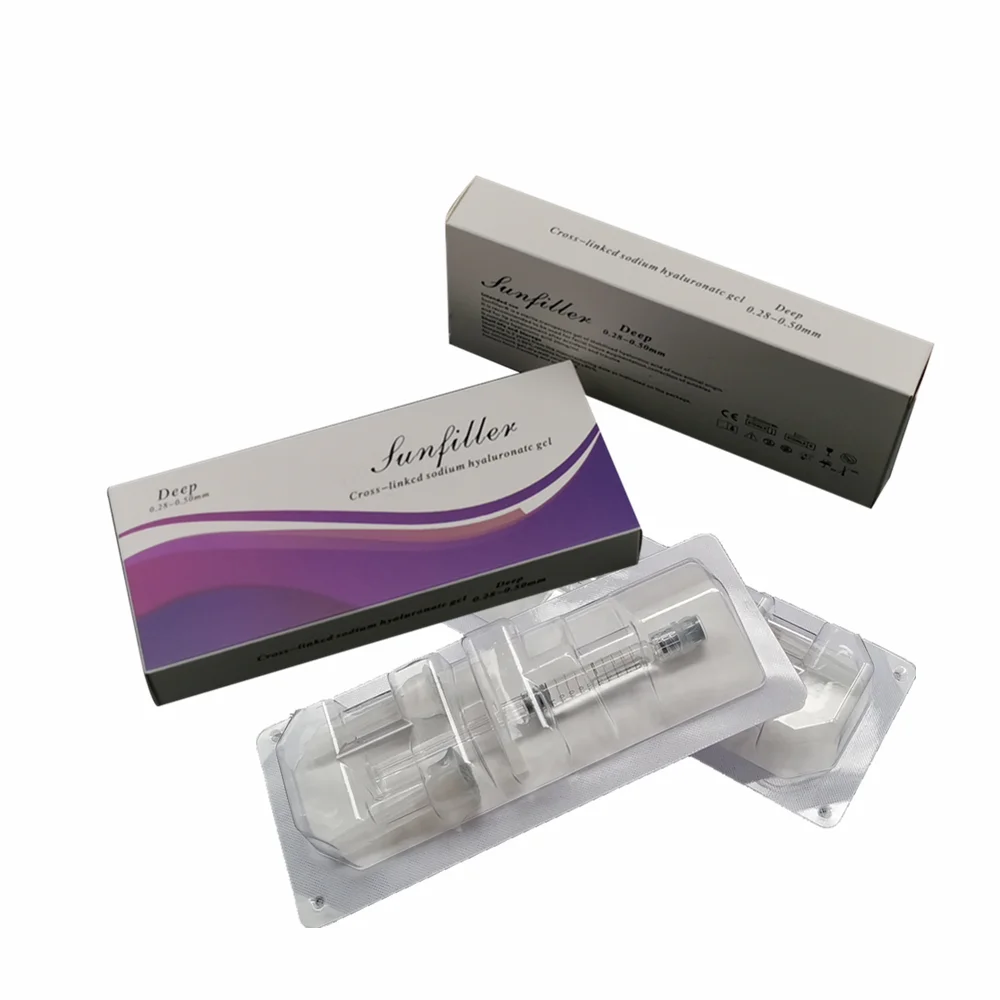 

Buy injectable dermal filler online Deep 2ml Sunfiller hyaluronic acid