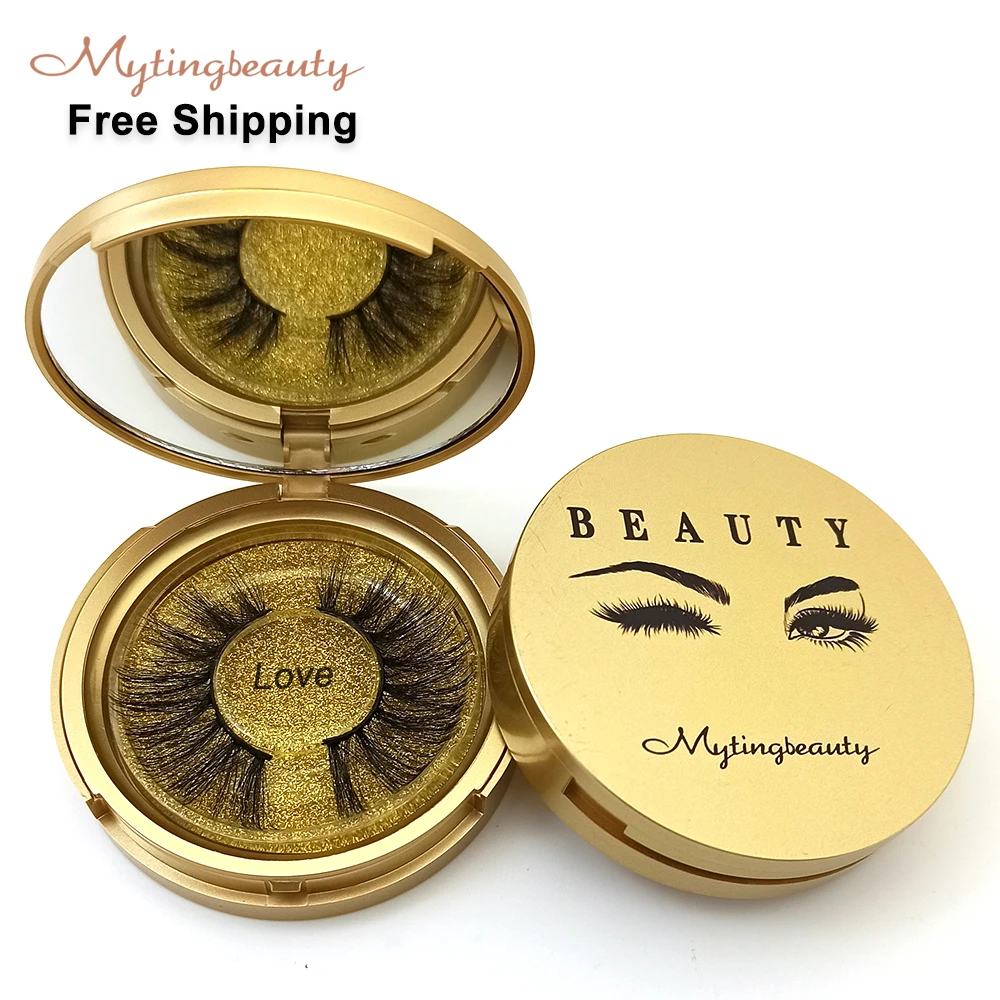 

Mytbeauty Makeup Cosmetics Custom Logo Circle Round Empty Mink Eyelash High Quality Cheap Mink 3D Eyelashes Real Mink Lashes 3D