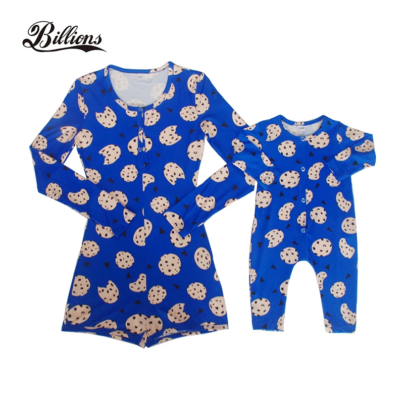 

2020 Wholesale Women Nightwear Pajamas Onesie Pajama Plus Size Mommy And Me Onesie, Customized color