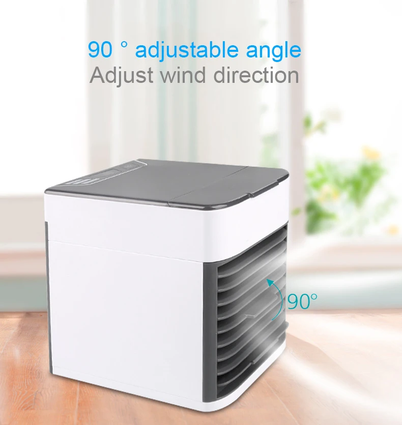 
Hot Sale Portable Air Conditioner Humidifier Home Personal Air Cooler With LED Lights 