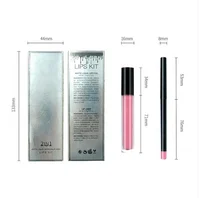

Private Label Matte Liquid Lipstick Waterproof Lipliner Pencil Makeup Kit Custom Lip Tint Lip Liner Set