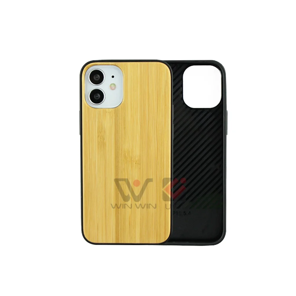 

Eco Friendly Product 2021 5.4inch 6.1inch 6.7inch Wood Cases For iPhone 12, Original wood color