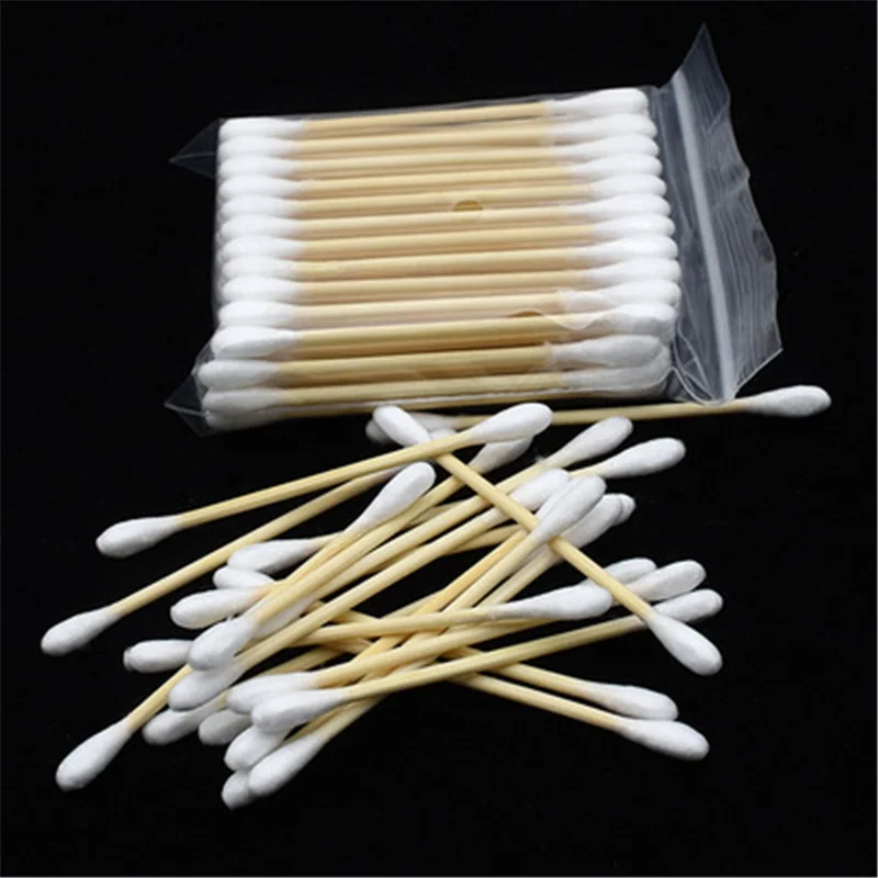 

Fashion Mini Disposable Cotton Swabs, White