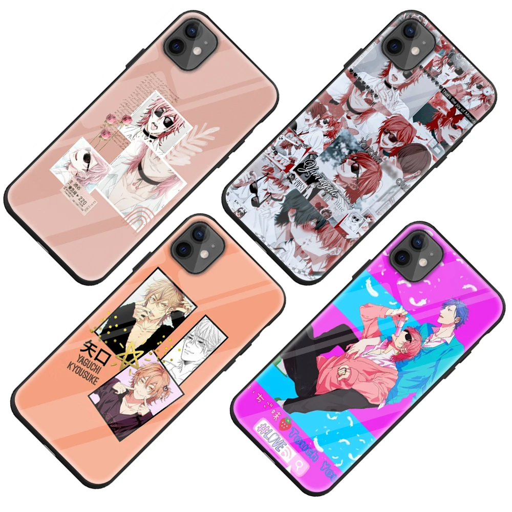 

Hot Sale High Quality Cartoon glass printing hard shell DIY UV printed phone case for iphone 11 12 pro max xs xr, Multiple