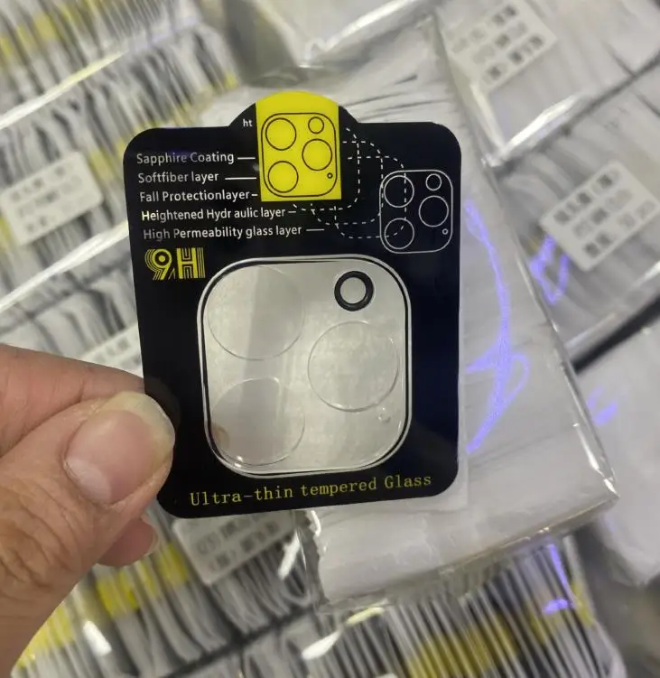 

3D Full Cover Tempered Glass Camera Protector For iPhone 13 11 Pro Max 12 Mini 12 Pro Max with retail package