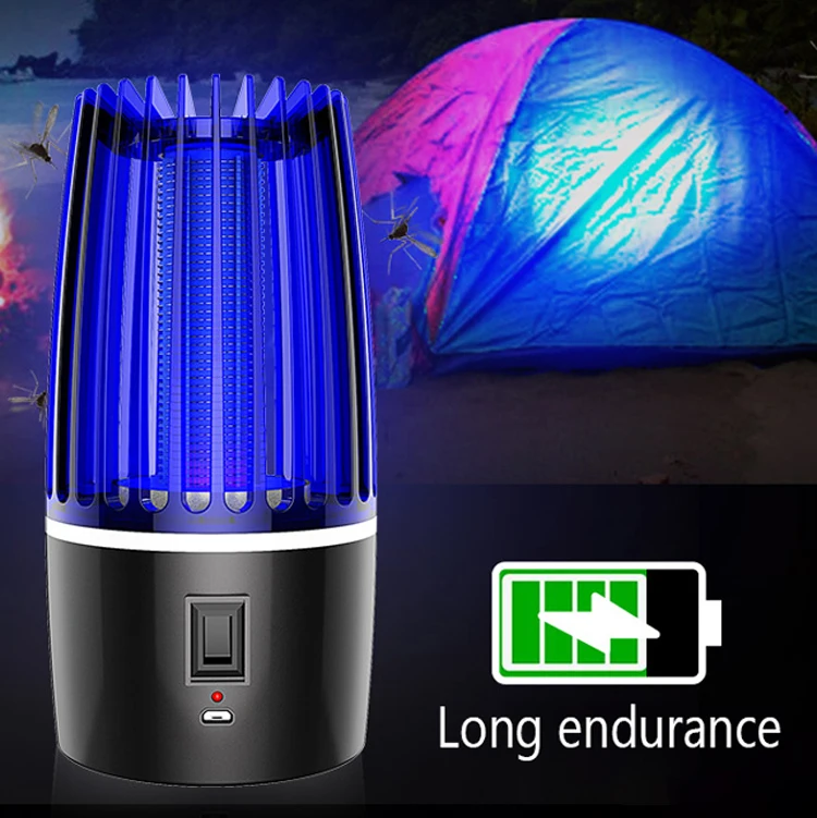 
Thunder Portable Mosquito Killer Trap Lamp Outdoor Rechargeable Night Light 