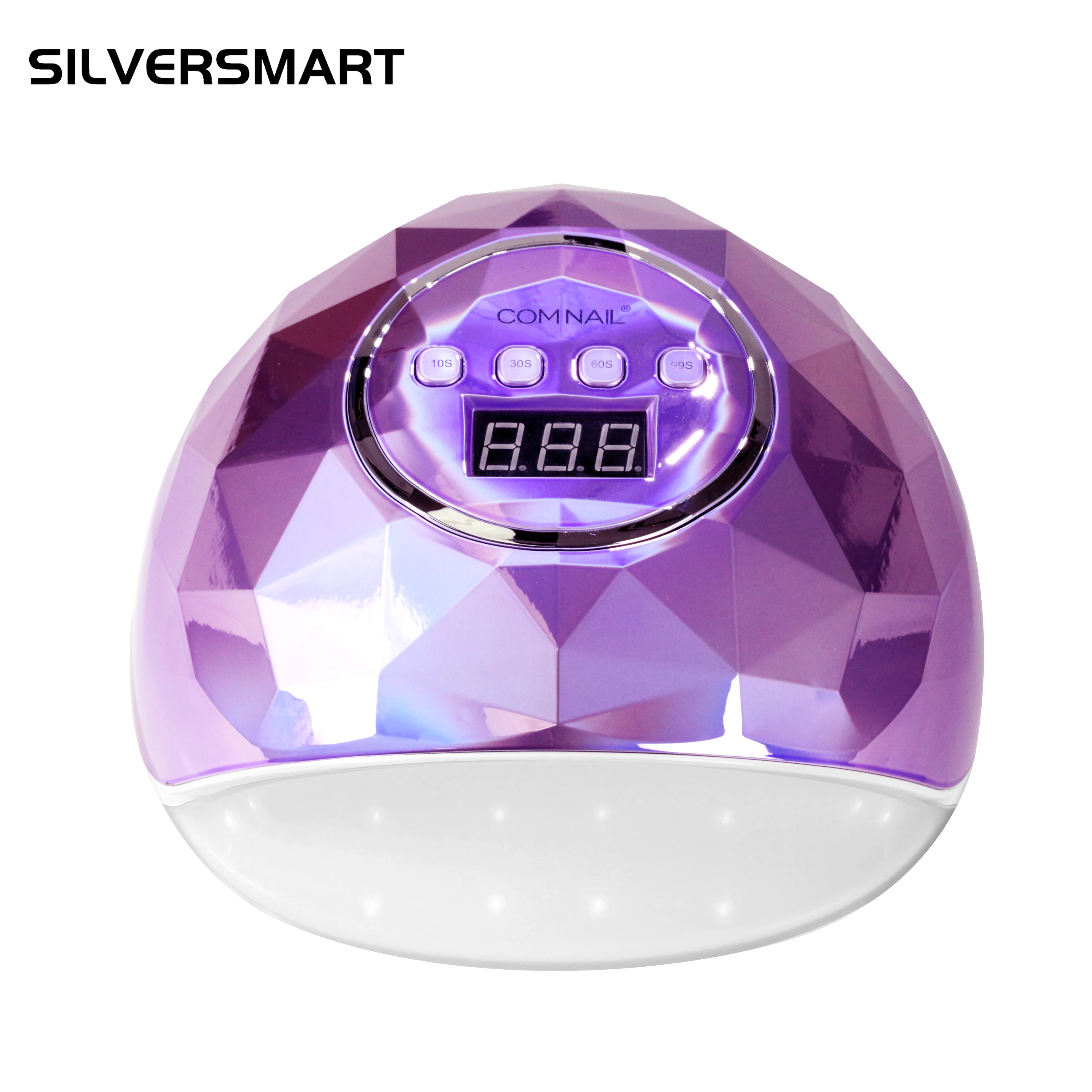 

86W UV Lamp Manicure Pro LED Gel Fast Curing Polish Ice Nail Dryer, Pink/silver/purple