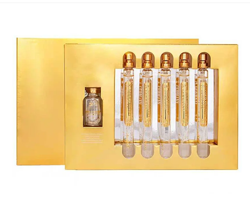 

Collagen gold protein peptide line face lifting anti wrinkle repair solution