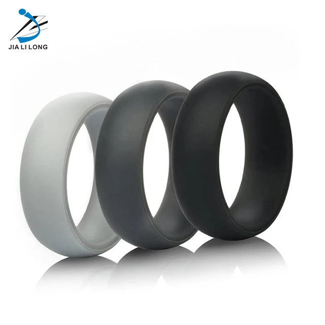 

Food grade customized Custom silicone wedding ring bands sports wristbands for men and women, Multi colors