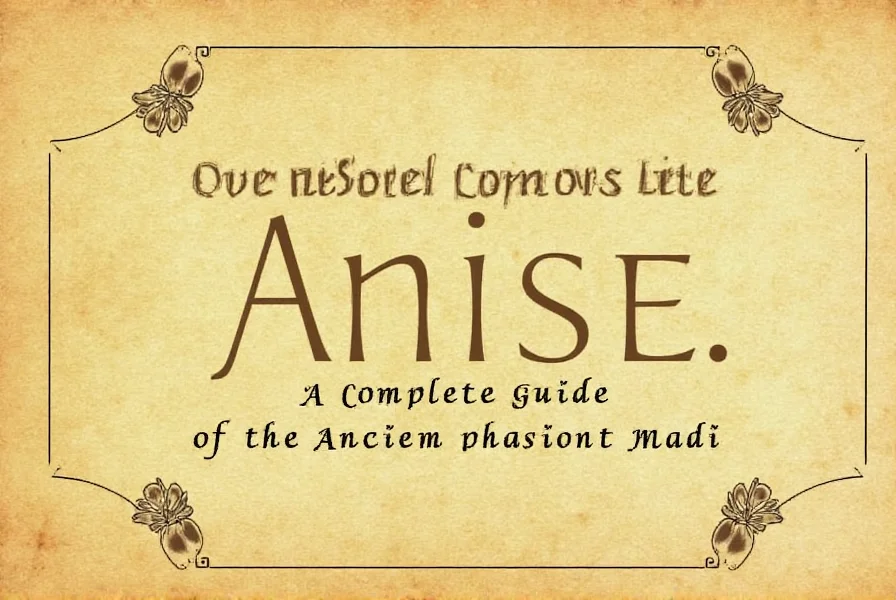 Anise: Complete Guide to the Ancient Spice and Its Uses