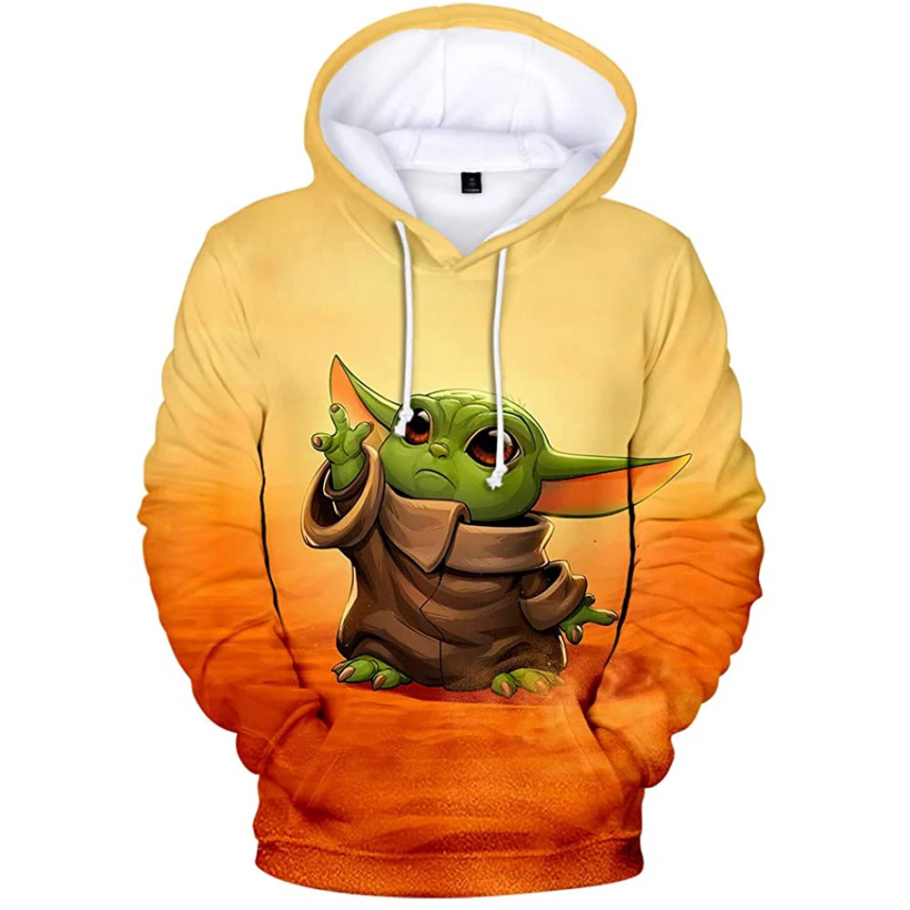 

Cailian Drop Shipping All Over Printing hoodie Yoda 3D Printed Long Sleeve Hoodies Mens Women Pullover Sweatshirt with Pocket, Customized color