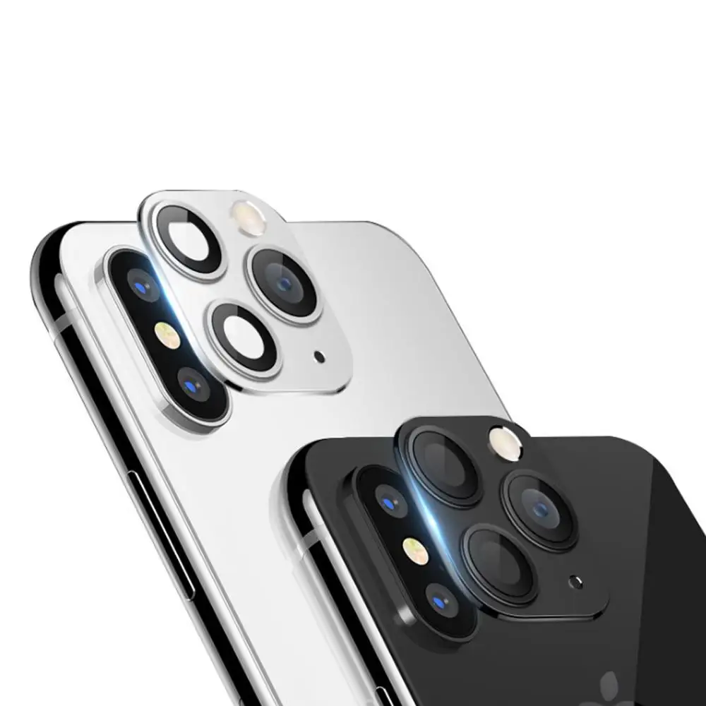 For iPhone x r xs instantly changes to for iPhone 11 pro max metal camera lens Protector