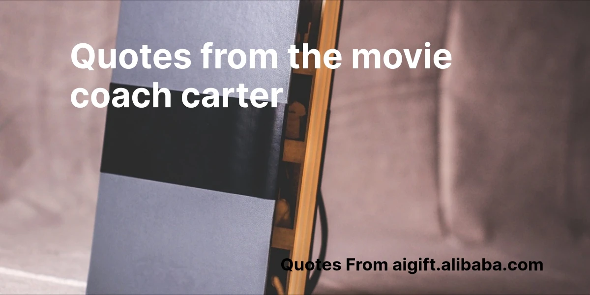 quotes from the movie coach carter