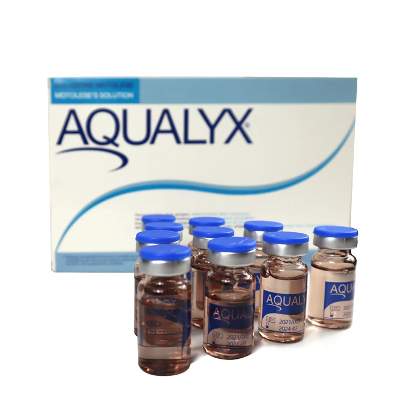 

Aqualyx 10 x 8 ml vials /Aqualyx Fat Loss Injections/aqualix Fat Dissolving Injections