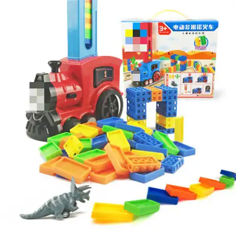 

Domino train automatically puts on the licensing train, children's intellectual power, Thomas, toy, vibrato, the same paragraph