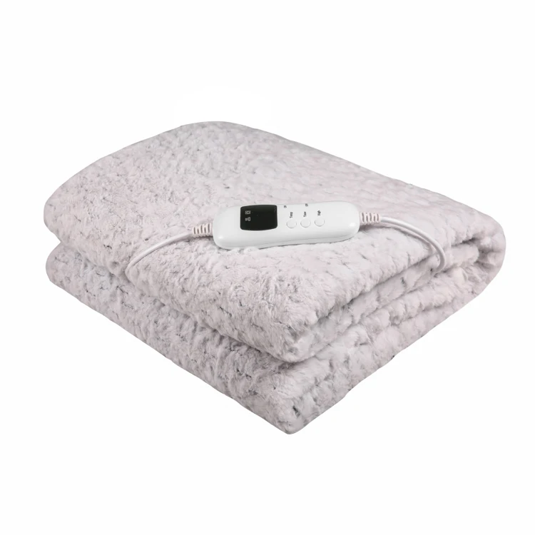 Ajustable Size Fluff Wearable Quality Low Voltage Electric Heated Throw