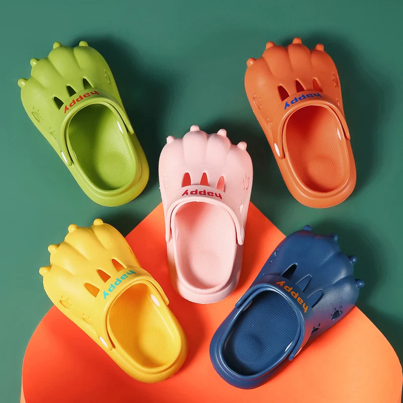 

High Quality Children's EVA Clogs Soft Sole Croc Shoes Outdoor Indoor Comfortable Casual Slides Slippers Croc Sandals Girls Boys, Pink