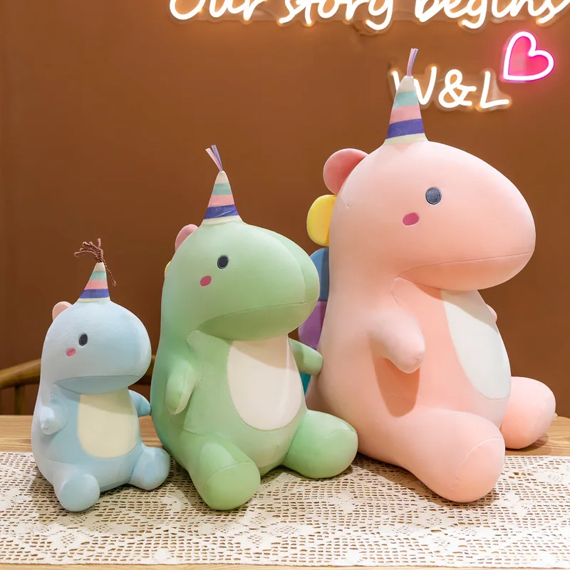 

Hot Selling CPC Cute Stuffed Animal Dino Plushies Dolls Unicorn Dinosaur Cuddly Plush Toys for Kids Gift