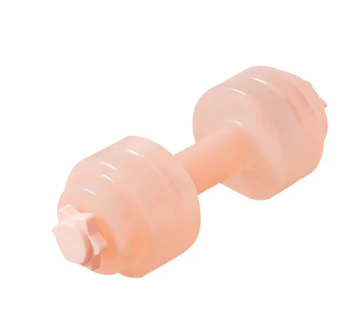 

Portable Water Filling Plastic Dumbbell Women Yoga Water Injection Dumbbell Workout Body Building Fitness Tool, Pink/grey