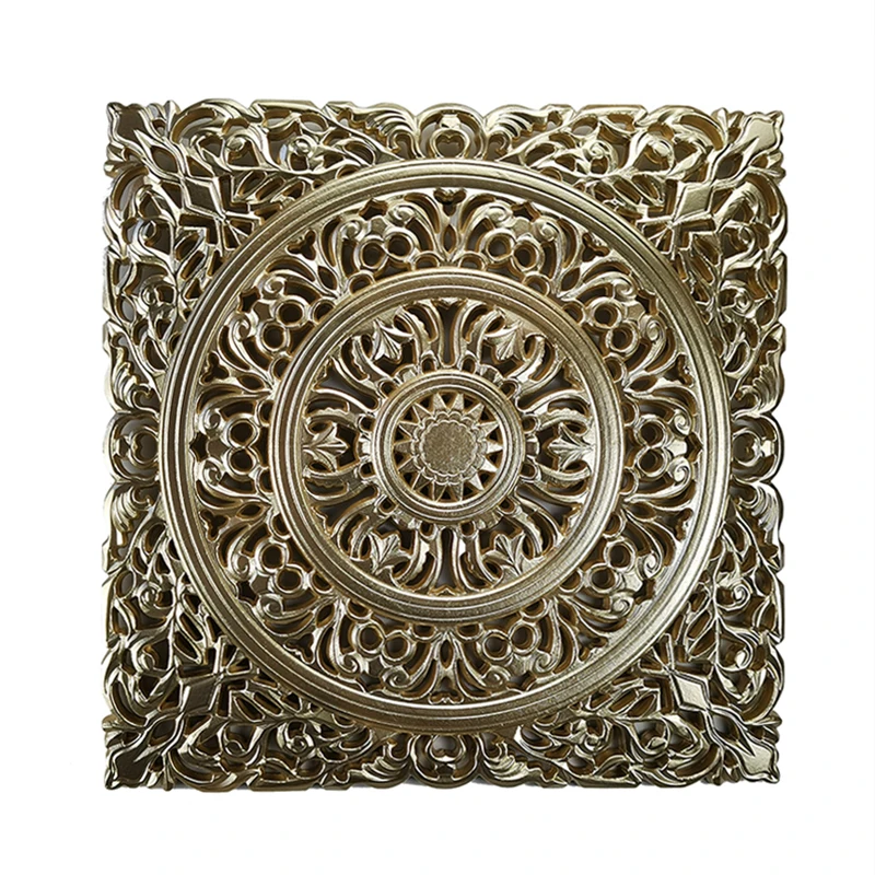 

Retro art carved wall hanging sculpture French hollow carved wall decoration home wall frames home decoration living room, Customized color