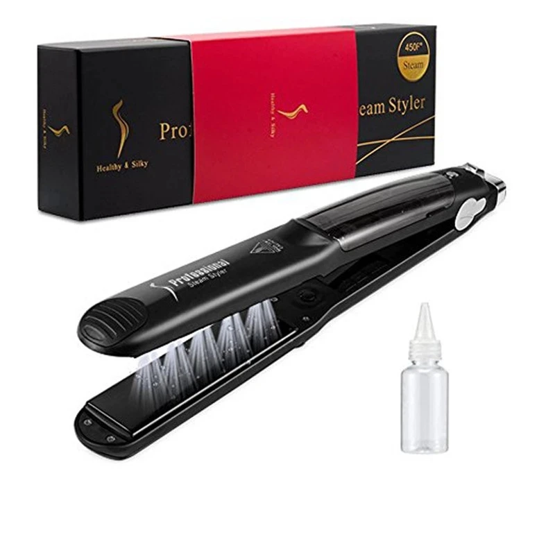 

2020 Fashion Professional Steam Hair Straightening Tools Curling Ceramic Flat Iron Hair Straightener