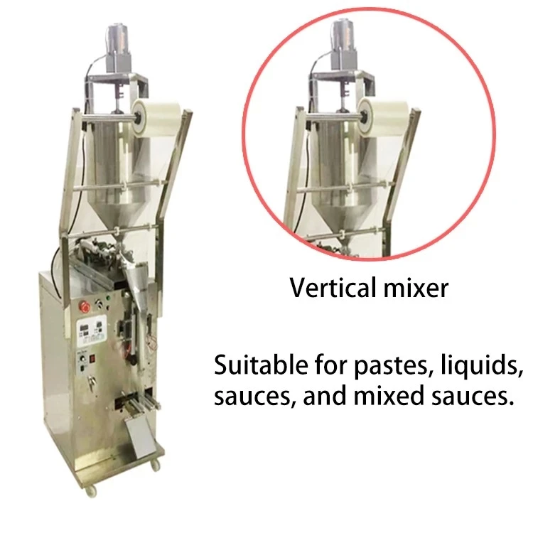 CE Automatic Mineral Water Packing Machine Honey Oil Juice Vertical Liquid Milk Pouch Sachet Packing Machine
