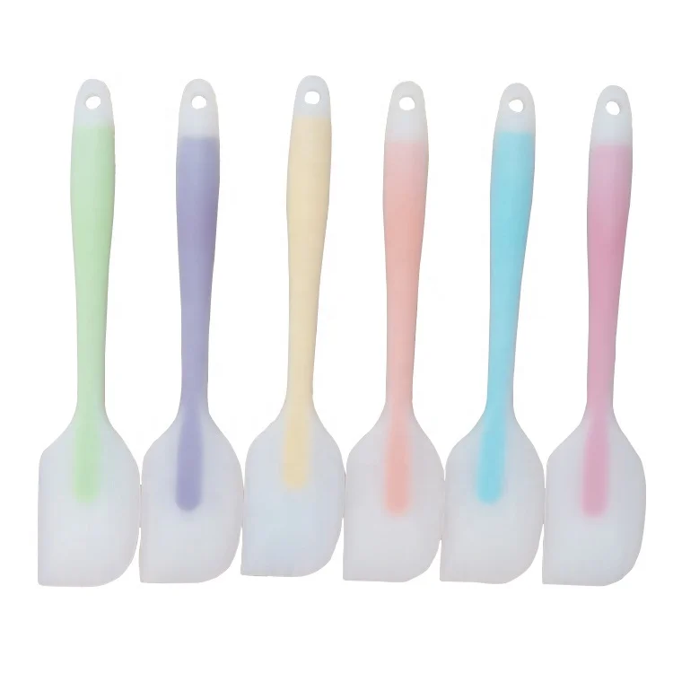 

Custom Kitchen Non-Stick Baking Silicone Spatula, Pink,yellow,green,sky blue,purple