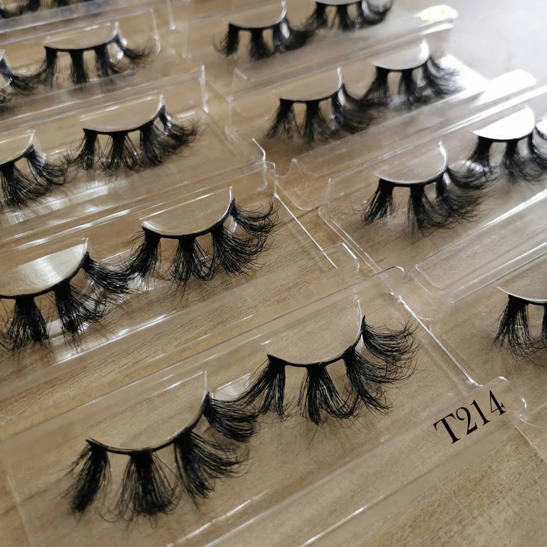 

wholesale 3d mink lashes dramatic mink eyelashes vendors 25mm, Natural black
