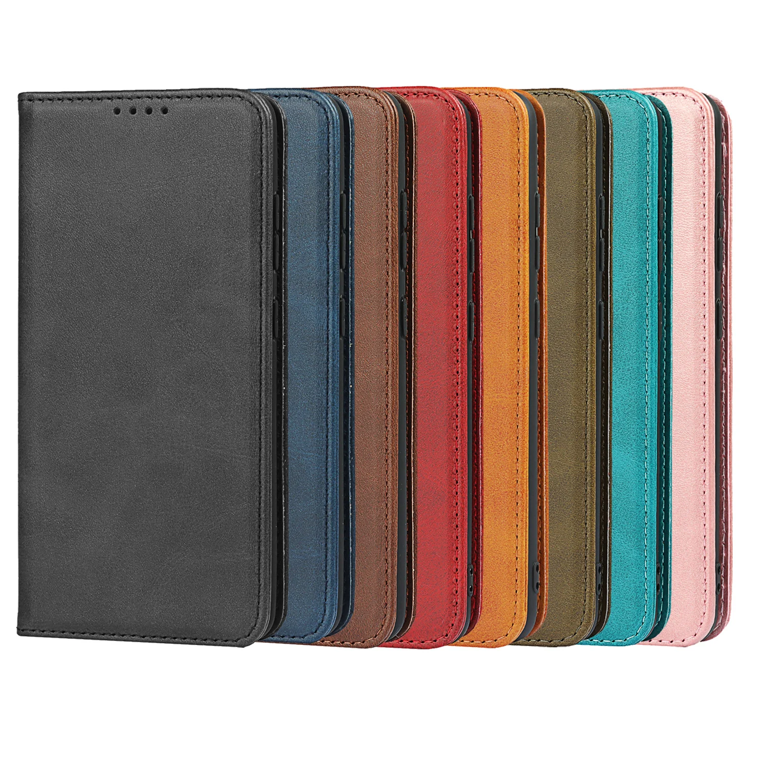 

Cowhide pattern PU Flip Wallet Case For Samsung Galaxy A51 5G European version With Stand Card Slots, As pictures