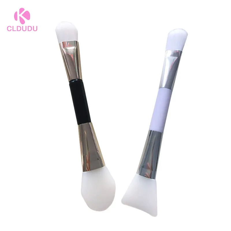 

Face Mask Brush Double Side Makeup Brushes Silicone Clay Facial Mask Applicator Nylon Brush Cosmetic Beauty Tools