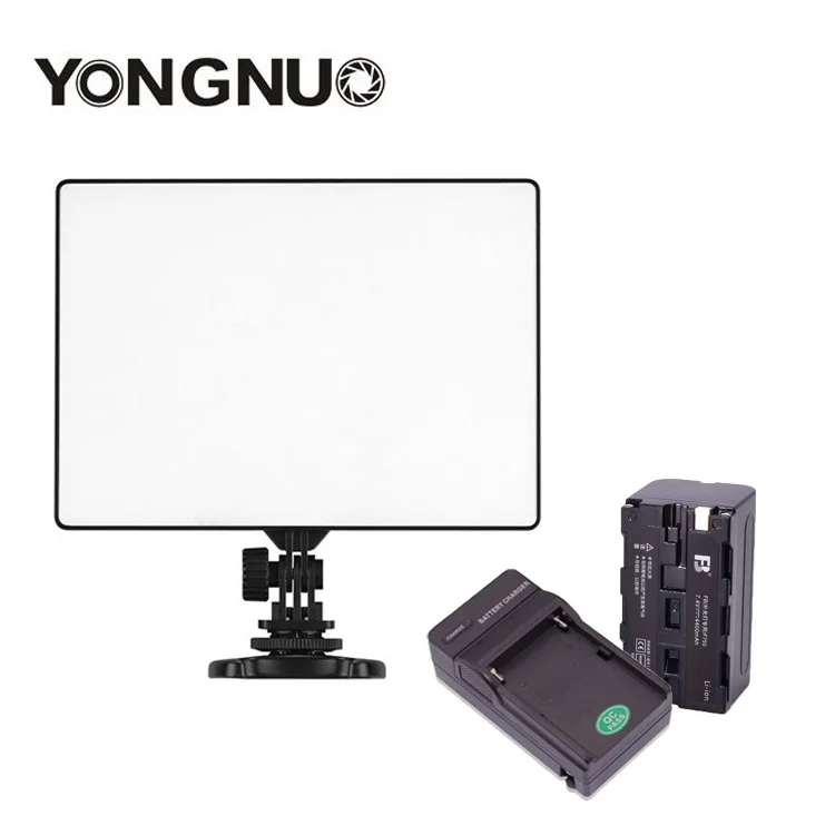

YONGNUO YN300 Air 3200k-5500k LED Camera Video Light with NP-F750 Battery and Charger for Canon Nikon Camera DSLR
