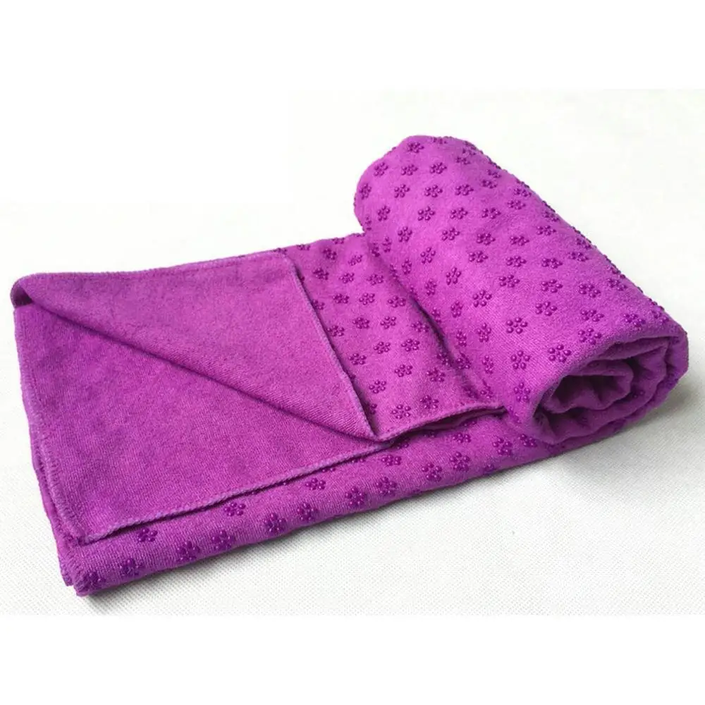 

Non-Slip Yoga Mat Towel Absorb Sweat Prevent The Inhalation Of Bacteria Safety Anti-slip sweat-absorbent yoga blanket