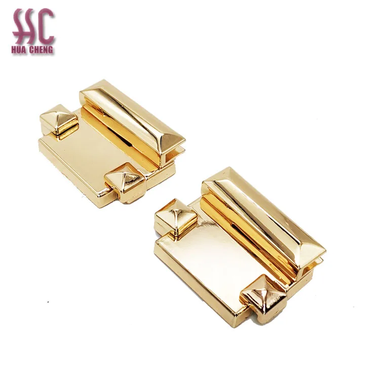 

Factory directly wholesale cheap price metal lock pushed turn handbag lock zinc alloy high quality bag accessories