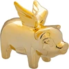 ceramic flying pigs Cute Flying Pig Ceramic Money Bank, 7 x 6 inches, Silver