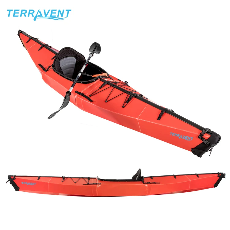 

Factory directly New Design Cheap Single seat Foldable portabl folding sea sit in kayak canoe /Kayaks board