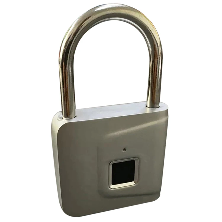 
Fingerprint Padlock Smart Biometric Lock Quick Access Keyless Metal Waterproof Portable Security Lock Anti-Theft Padlock 