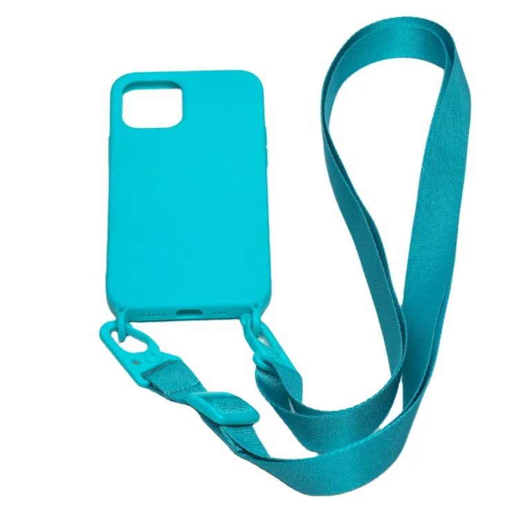 

Candy Colors TPU Phone Case Street Fashion Girls Adjustable Straps Mobile Accessories Cover, 8 colors