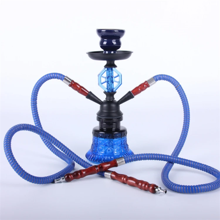 

Traditional Smoking Big Glass Aluminium Alloy Narguil Chicha Pineapple Sheesha Design Hookah Set For Shisha Narguile Huka