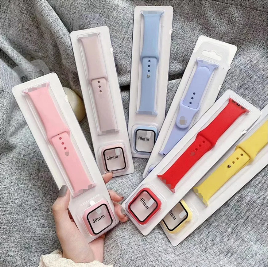 

High Quality Silicone Replacement Band Strap Customizable T500 W26 X7 Watch Band Silicone Bracelet Rainbow Strap, Optional