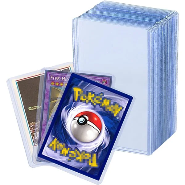 

New Launching Top Loader Plastic Card Holder for game cards bokemon card 35PT Toploader