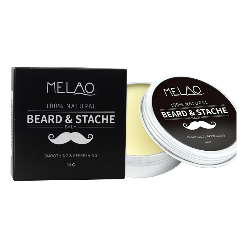

Beard Balm with Leave-in Conditioner Strengthens and Thickens Beard Growth While Argan Oil and Wax