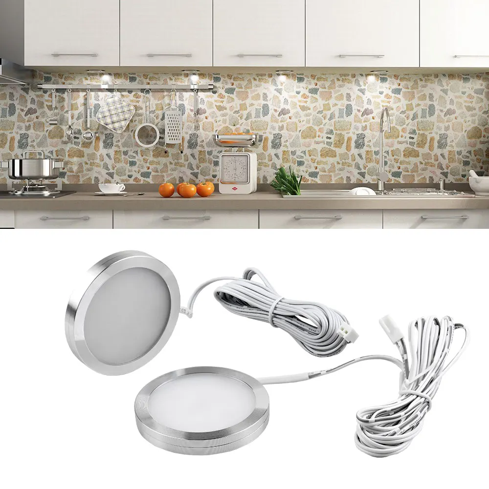 

LED Wardrobe Furniture Lighting RV Cabinet Light Kitchen LED Puck Lights