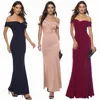 Ladies Wine Red/Navy/Pink/Long Sexy Maxi Party Club Prom bridesmaid dresses Women