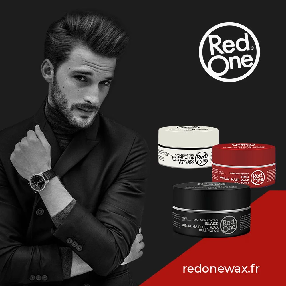 

150g Aqua Black Redone styling hair wax for men