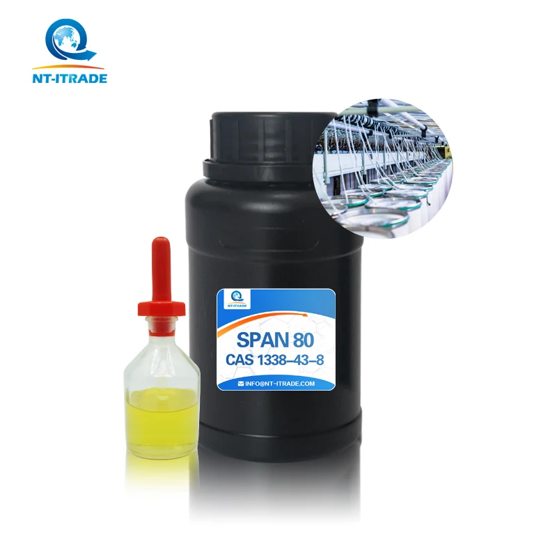 
Span80 Food grade emulsifier Sorbitan oleate cas 1338-43-8 