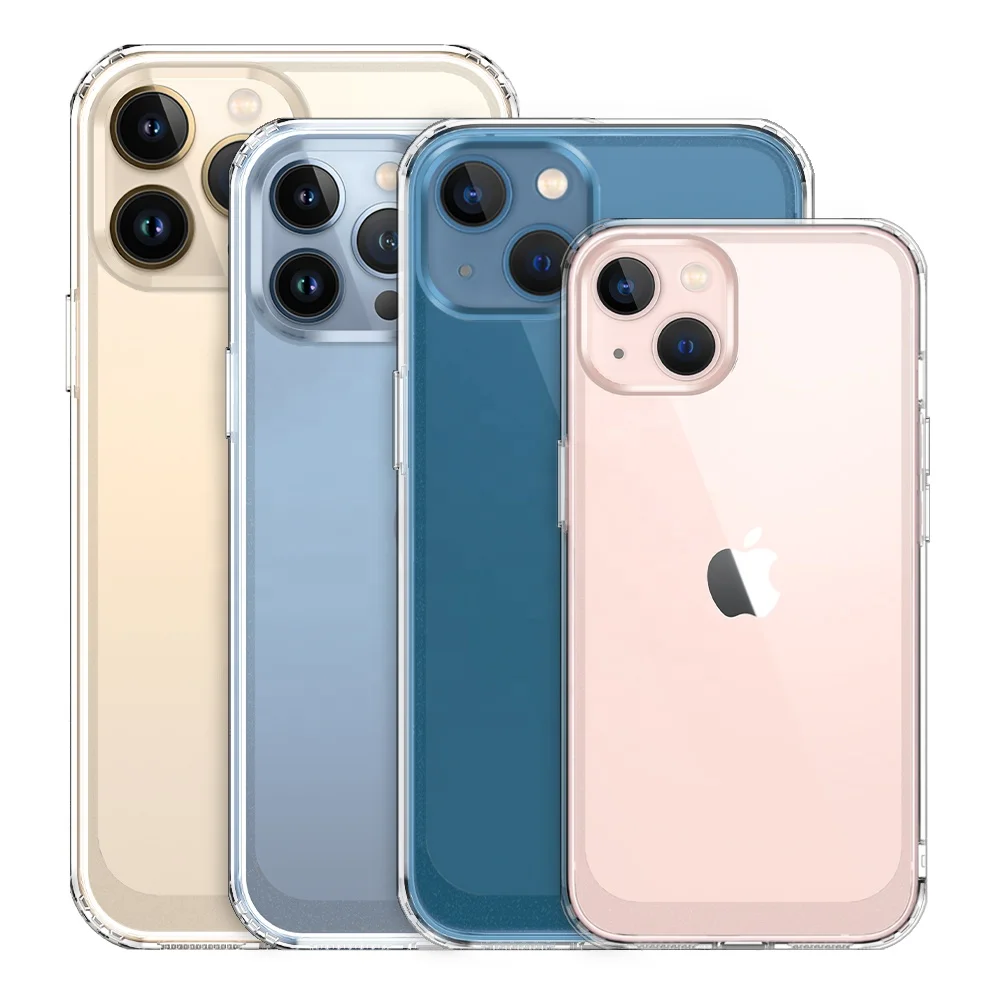 

For iPhone 13 Mobile Phone Case Clear Shockproof Transparent TPU Phone Case For iphone 12 13 Pro Max