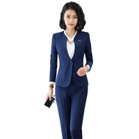 

Lenshin Professional wear temperament fashion women skirt suits OL formal long sleeve slim blazer skirt office ladies work set